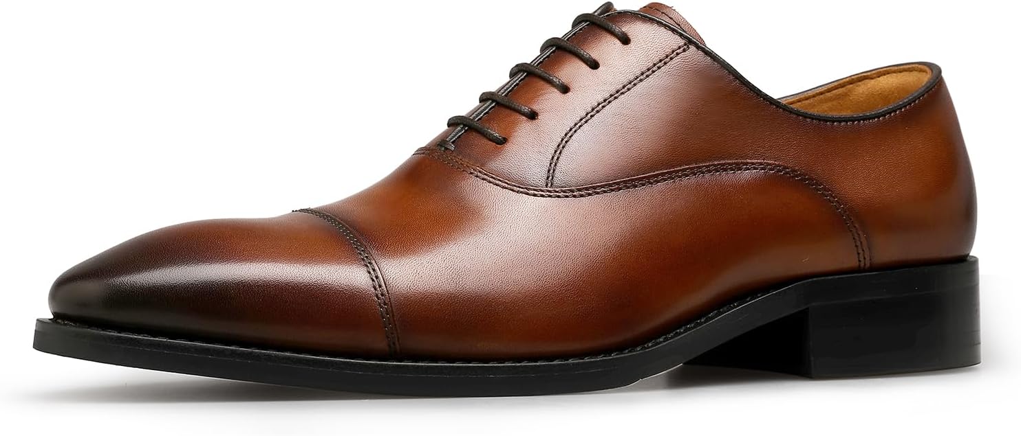 Men's Formal Leather Lace-Up Oxford Shoes