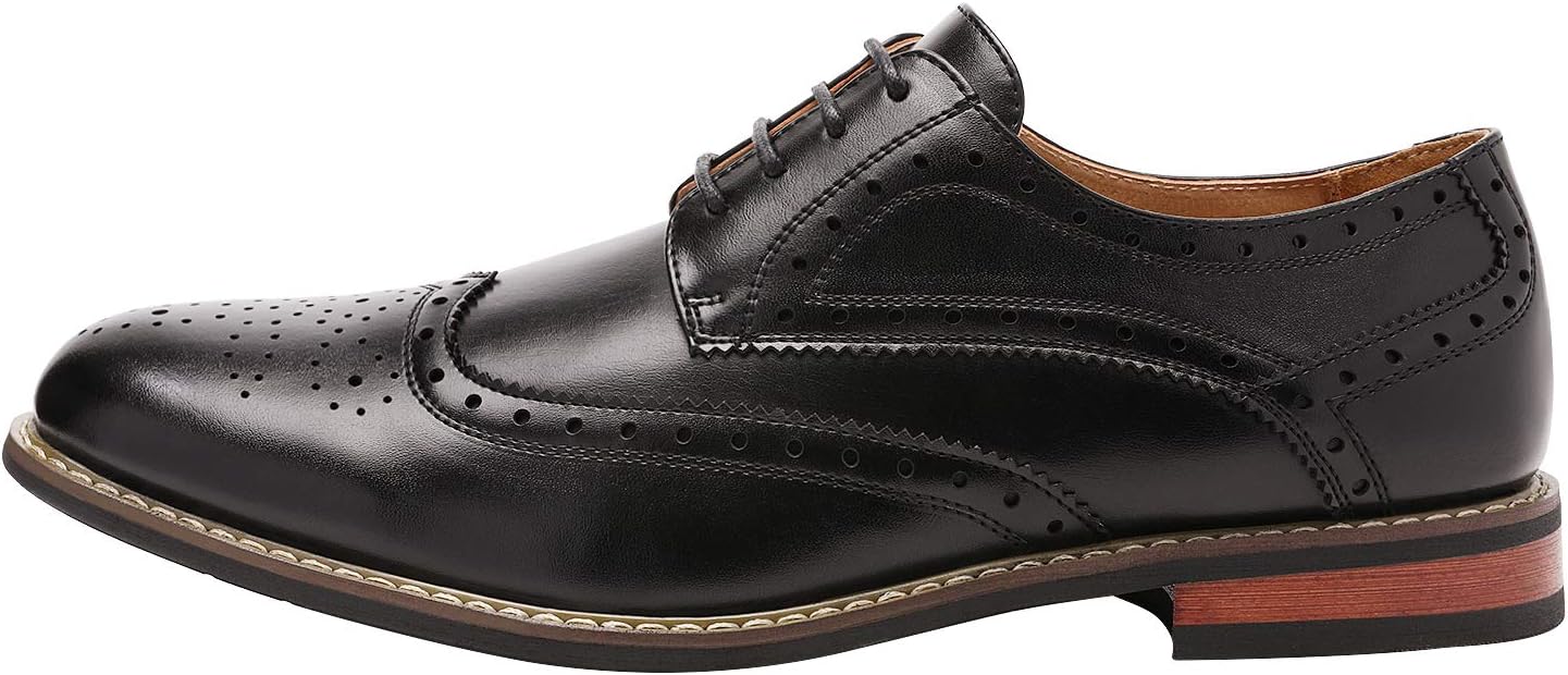 Men's Modern Wingtip Oxford Dress Shoes - Image 2